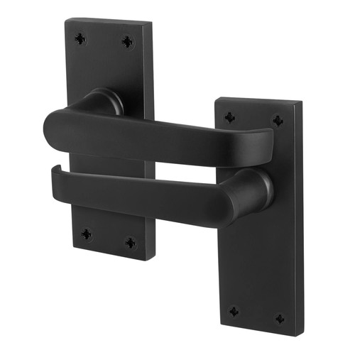 Black door handles - door, internal