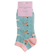 MISS SPARROW Dachshund Socks