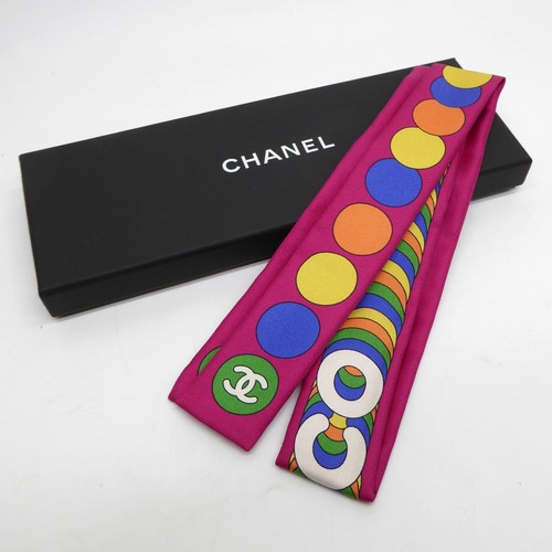 Chanel silk twilly coco scarf - silk,