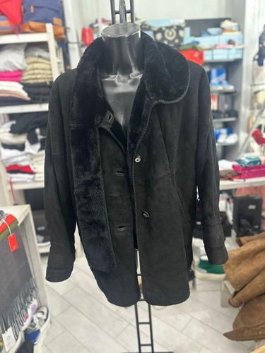 Used shearling coat - used, size