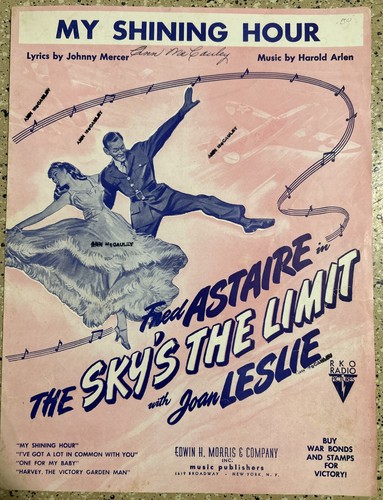 Vtg sheet music 1943 - music,