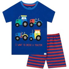 Tractor Short Pyjamas Kids