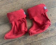 Jo Maman Bebe Red Welly Liners Kids Uk7-8