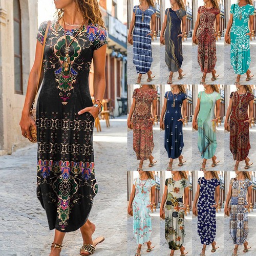 Ladies summer boho - boho, print