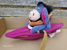 Eeyore Austrailian Disney Store Sports Kayaking Canoeing 9" Bean Bag With Tag