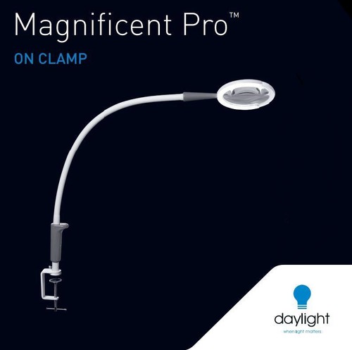 Led magnifying table lamp - table,