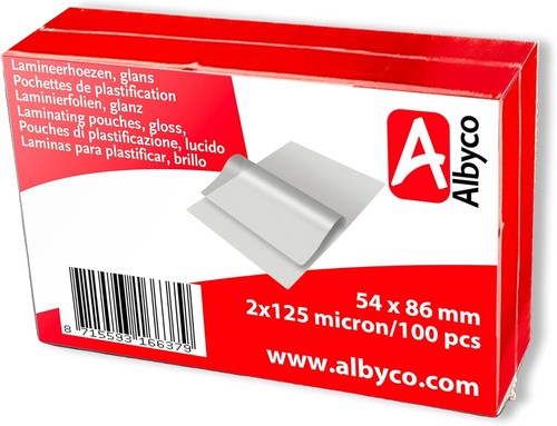 Glossy laminating pouches - glossy,