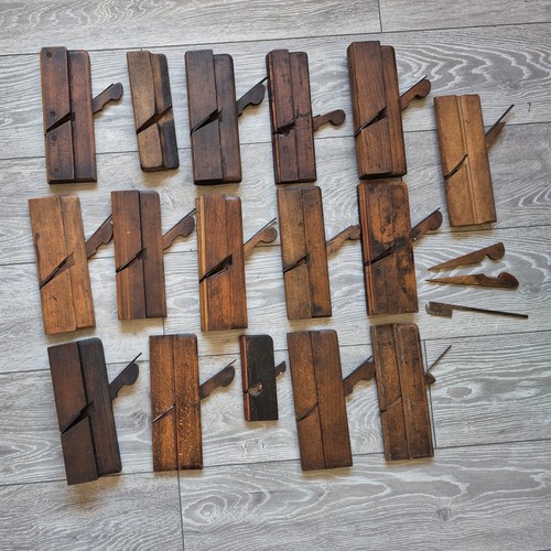 Vintage wooden moulding planes - vintage,