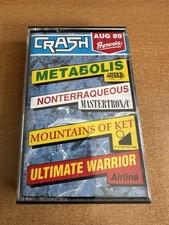 CRASH Magazine Cover Tape Sinclair ZX Spectrum August 1989 Issue 67