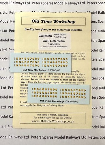 Old time workshop - old, gwr06/00