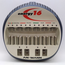 Ansmann Energy 16 Battery Charger - *Missing Mains Power Cable*, Untested