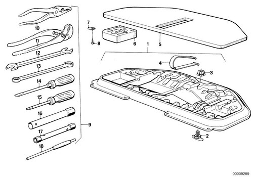 Bmw genuine tool kit - genuine,