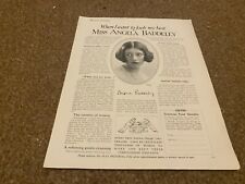 PLPS21 ADVERT 11X8 PONDS COLD CREAM : MISS ANGELA BADDELEY