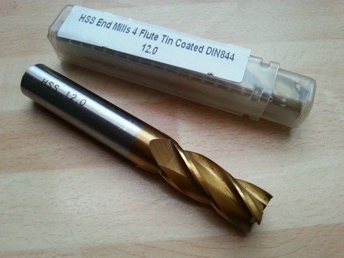Flute end mill tin - flute,