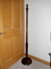  STANDARD LAMP   WOOD ANTIQUE GWO 64" (163cm) TALL