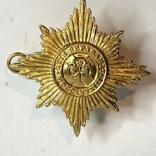 1990's Irish Guards Cap Badge Anodised Metal 2 lug 