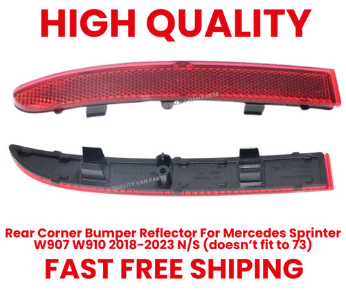 Rear corner bumper reflector - rear,