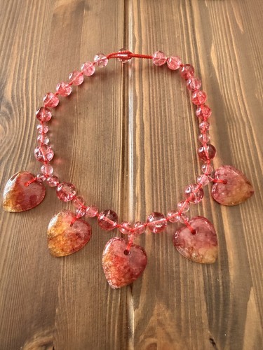 Lola rose hearts necklace - ,