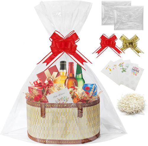 1set empty hamper basket - basket, gift