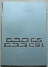 BMW 630 CS & 633 CSi Car Sales