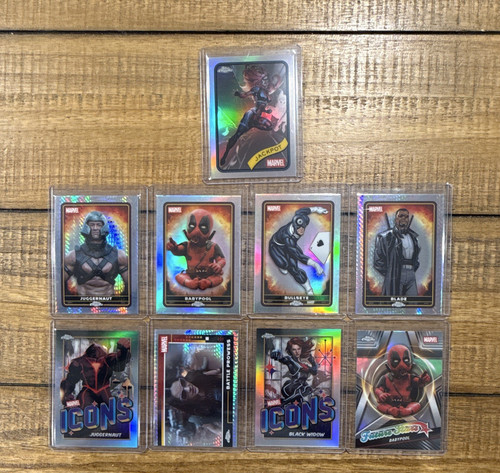 Topps chrome marvel refractor - topps,