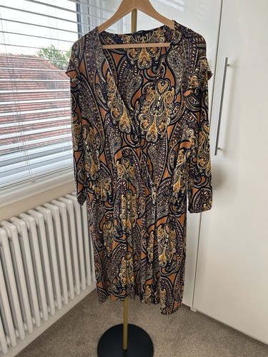 Next paisley wrap dress size - wrap,