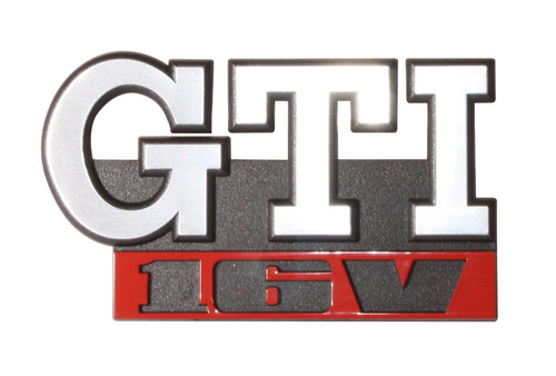 Front grille badge gti 16v - front,