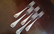 5 x Vintage  Silver Plated Old