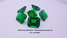 EMERALD GREEN NANO EMERALD CUT