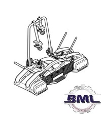 LAND ROVER RANGE ROVER 2013 ONWARD RHD BICYCLE MOUNTING KIT GENUINE VPLYR0183LR