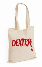 Dexter Blood Spatter TV Show COTTON TOTE DEXTER MORGAN UNISEX TOP (DEXTER,BAG)