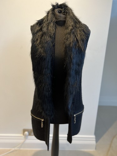 Ladies cardigan gilet - cardigan, with