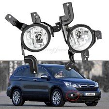 Pair Front Left Right Bumper Fog Lights Lamps For Honda CR-V CRV 2007 2008 2009