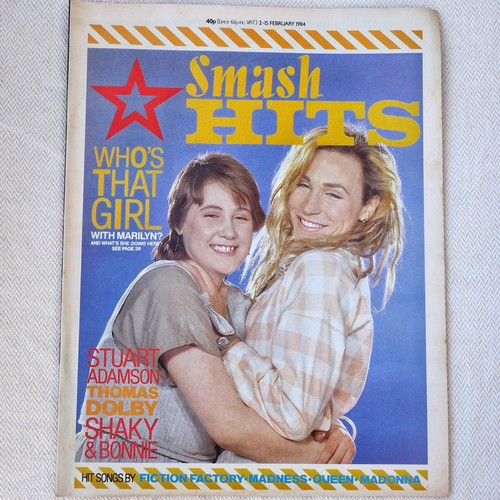 Smash hits magazine - smash, vintage