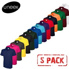 5 PACK Uneek Classic Unisex