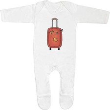 'Travel Bag' Baby Romper