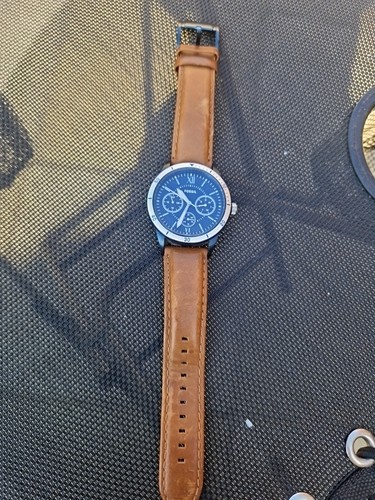 Fossil chronograph light brown - fossil,