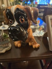 Large Pet Personality boxer dog ornament in perfect condition