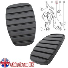 2pc For Renault Captur 2013-20 Rubber Brake Clutch Foot Pedal Pad Cover Non-Slip