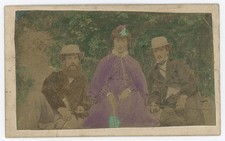 CDV Hand Colored Tinted Fairy