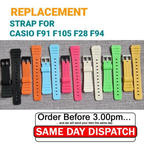 Replacement strap for casio - replacement,