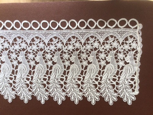 White cotton dantell curtain - dantell,