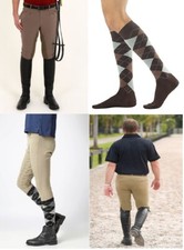 Mens equestrian socks knee - mens,