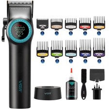 VGR Hair Clippers Men Cordless - Professional Barber Hair Cutting Kit 9000 RPM