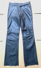 HEIN GERICKE Ladies Leather Motorcycle Trousers Jeans UK 12 = 30"- 31" waist T32