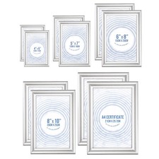 2 Packs, Silver Frames - 4"x6"