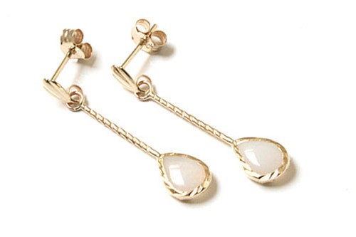 9ct gold opal teardrop - 9ct, d/c