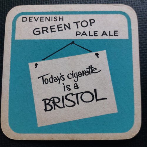 Devenish tandem beer mat - beer,