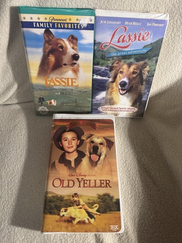 Vhs clamshell lot dog - vhs,