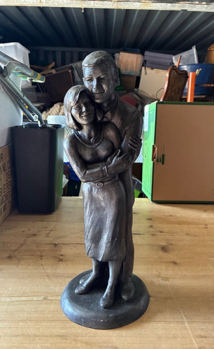 Cold cast bronze - , resin